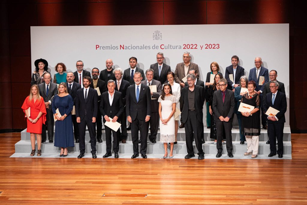 Foto de los premiados en los premios nacionales de cultura 2022